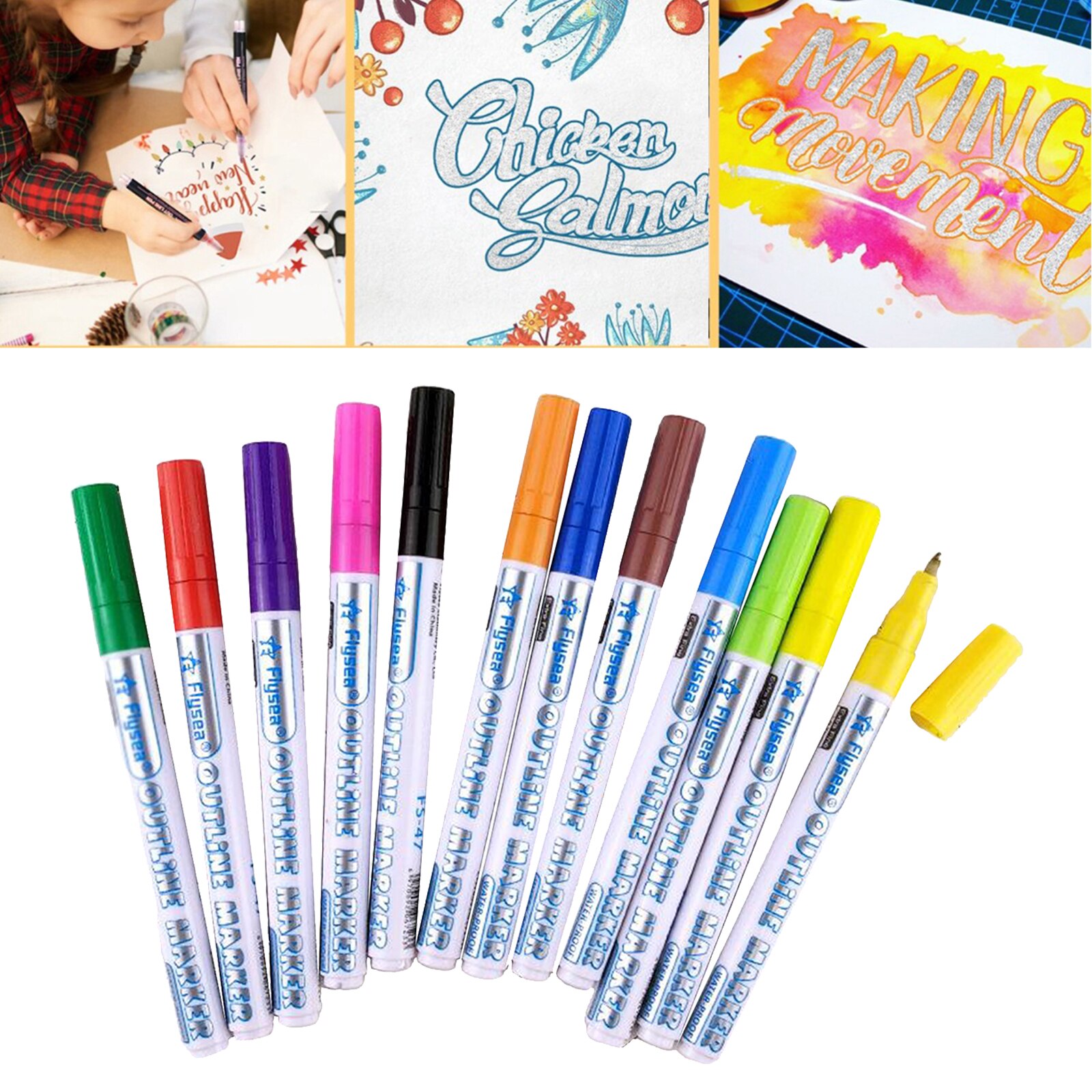 Paint Pens For Rock Painting Stone Ceramic Glass Rock Markers