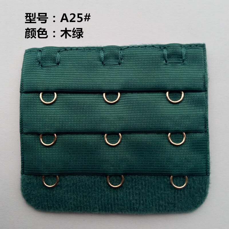 Extensores de sujetador de acero inoxidable para mujer, 3 filas * 3 hebillas, ganchos, hebilla de extensión de ropa interior, accesorios íntimos, 2 unids/lote: Style 17