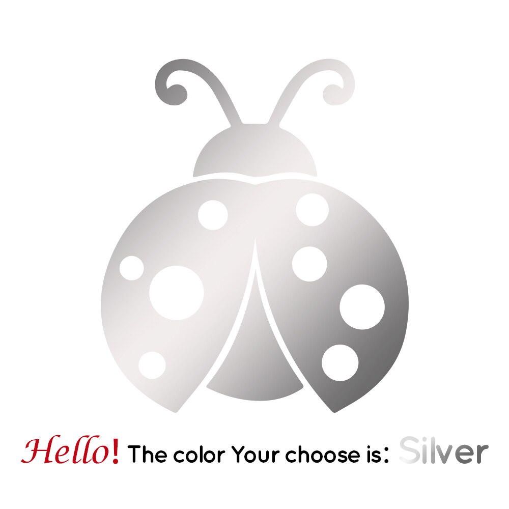 Free Shiping Love Wall Sticker Home Decoration For Bedroom Living Room Decor Wall Stickers Mural Vinyl Decorative Wallpaper: Silver