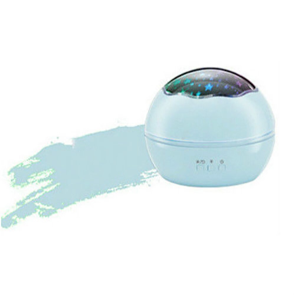 Romantische Sterrenhemel Projector Dromerige Roterende LED Baby Slapen Nachtlampje Projectie Lamp Kids: Blauw