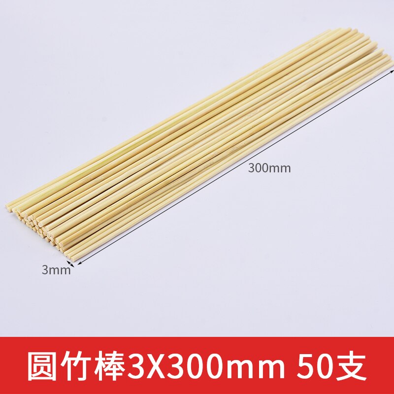 50 teile/los 30cm DIY Holz Runde Dübel Stangen Pole-Stick Für DIY Kunst Handwerk Hause Dekoration Werkzeug: 3x300mm