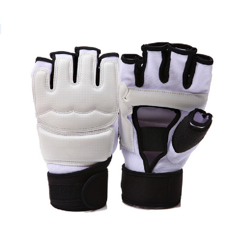 Taekwondo Handschoenen Hand Protectors Frighting Pads Karate Boksen Zwart Wit Taekwondo Handen Guards/Voet 7