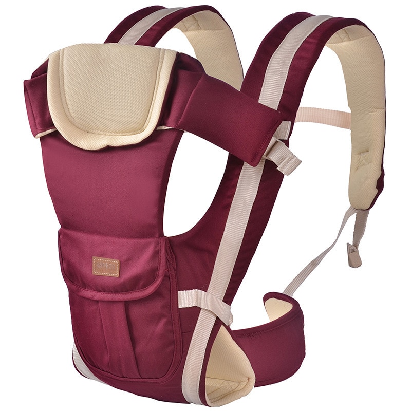 Ergonomisk bærestol rygsæk 4-36 måneder bærbar baby slynge wrap bomuld spædbarn nyfødt baby bærende bælte til mor far: Jujube af ren bomuld r