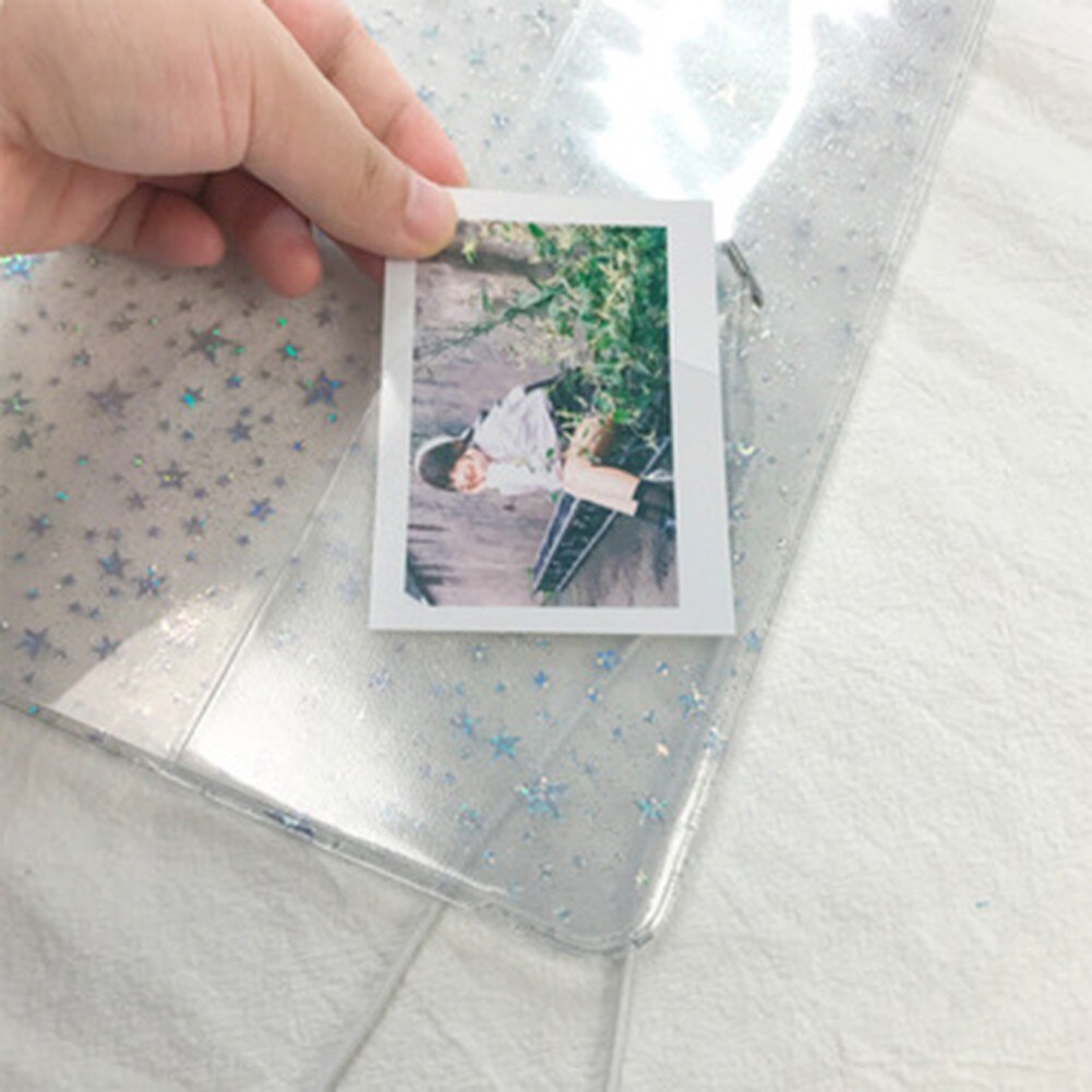 Card Album Transparent Star Album Photo Album Photocard Holder Binders Albums For DIY Your Notebook Filofax Planner Loose Leaf