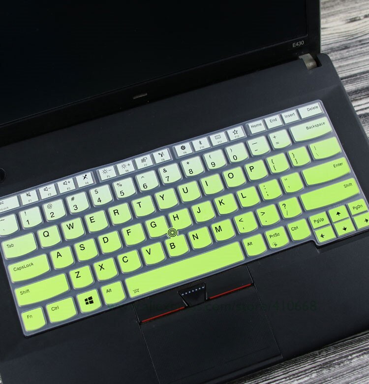 Laptop Tastatur Abdeckung Schutz Für Lenovo ThinkPad L390 L380 T480 T480s T470 T470s Yoga 2rd/3rd thinkPad X1 Kohlenstoff: allmählich Grün