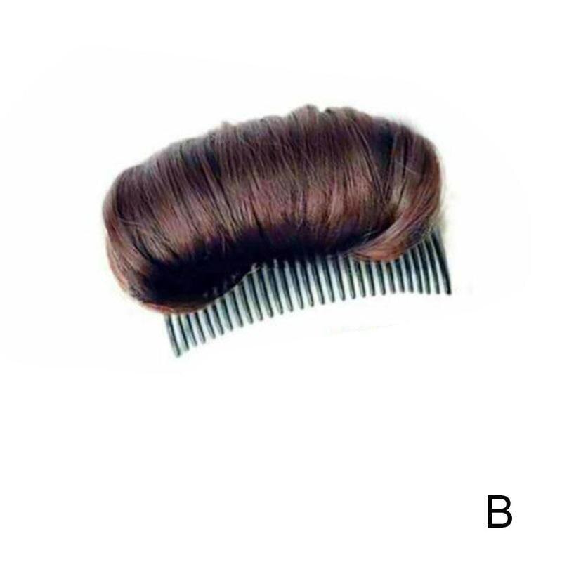 Invisible Duveteux Cheveux Pad Pour Les Femmes Cheveux Duveteux Cheveux Peignes Cheveux Synthétiques Augmentant Tresses Outils De Coiffure Accessoires De Cheveux: B