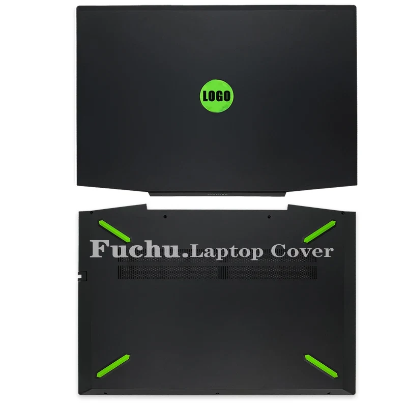 Nouvelle couverture arrière LCD pour HP Pavilion 15-CX TPN-C133 ordinateur portable avant lunette/charnières/repose-l'hypothèse majuscule/boîtier astronomique L20314-001 vert: vert militaire