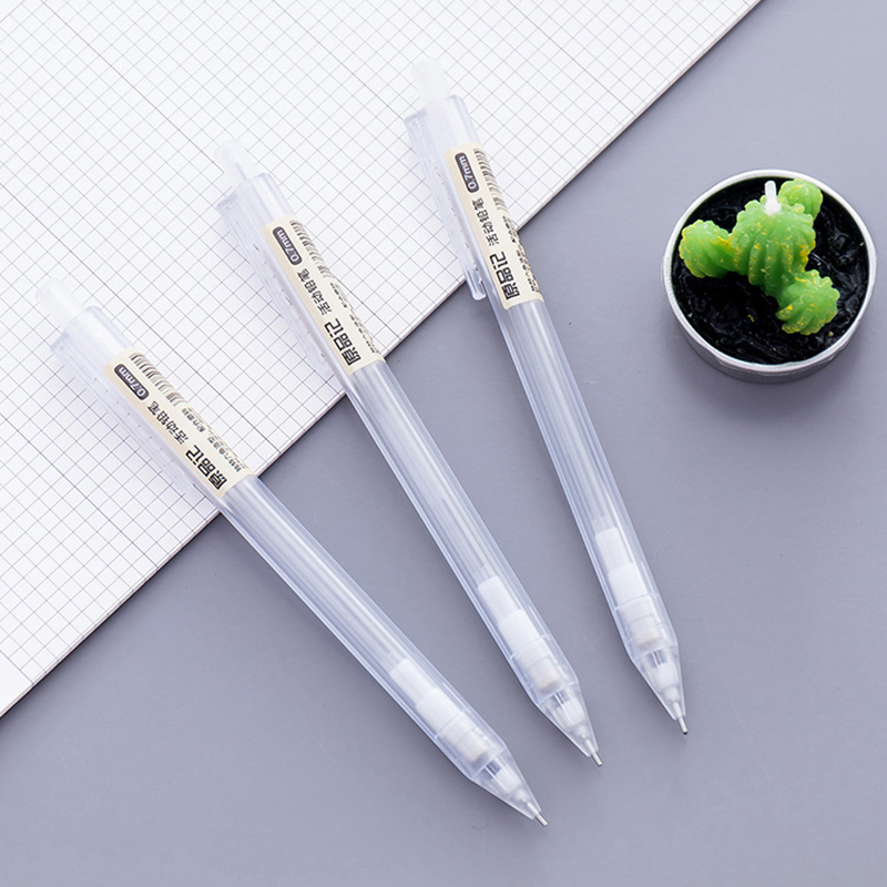 Lápiz mecánico japonés, suministros escolares coreanos, material de papelería para oficina y escuela, 0,5/0,7mm
