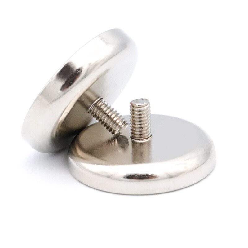10 st neodymmagnet superstark potträddning permanent ndfeb krok med extern gängad stav  m3 m4 m5 m6 m8 djuphavskrokar