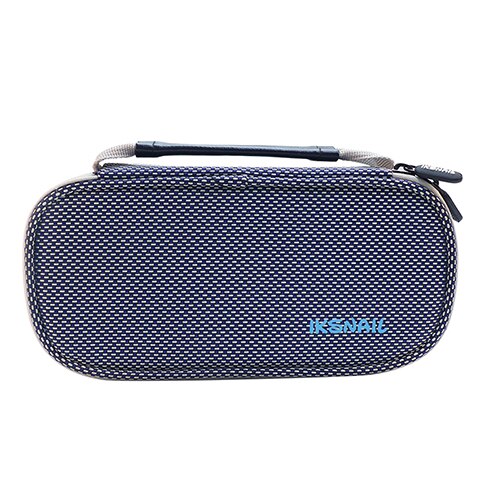 Stoßfeste shellnail tragetasche für 2.5 -zoll-festplatten, organizer für tragbare externe festplatten, powerbank, kabel und zubehör: Blau