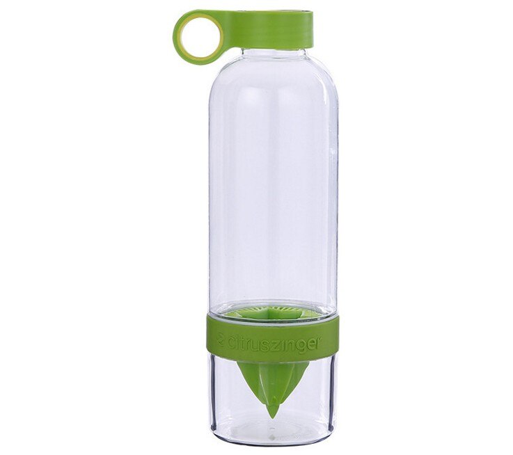 Korean plastic water bottle and lemon bottle, hand-pressed fruit bottle