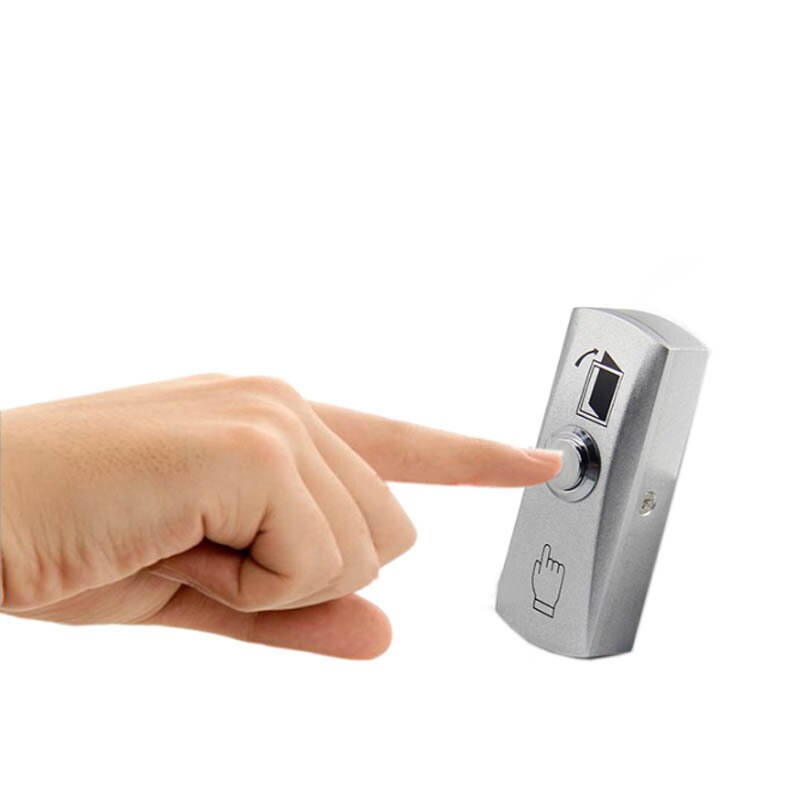 Zinc Alloy GATE DOOR Exit Button Exit Switch For Door Access Control System Door Push Exit Door Release Button Switch