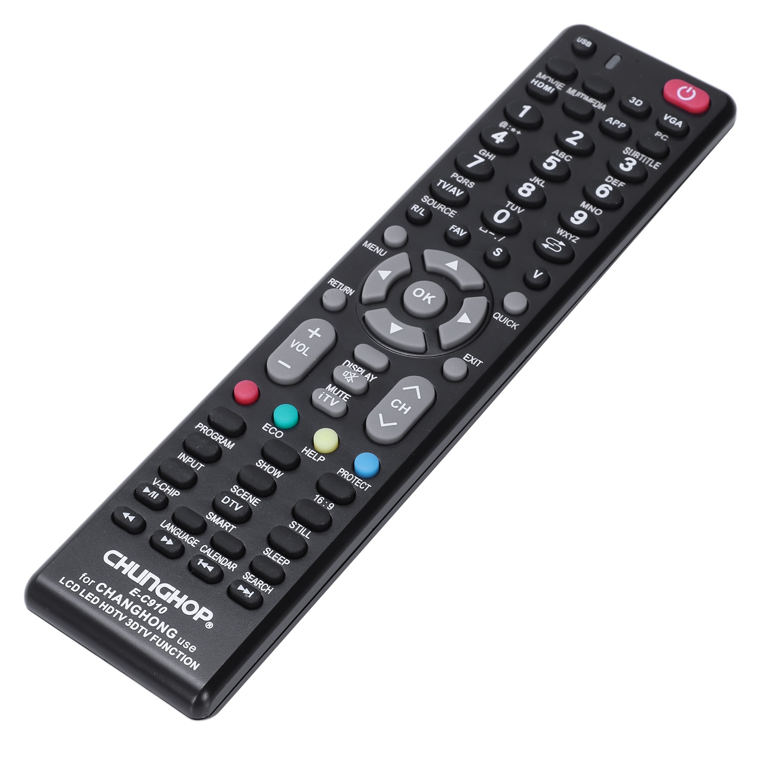 CHUNGHOP for changhong tv remote control controller E-c910 RL57AX KPT7C RB67B RP57H RL58A RK60B RP57L RP67C KPT9A-4 KPT9B