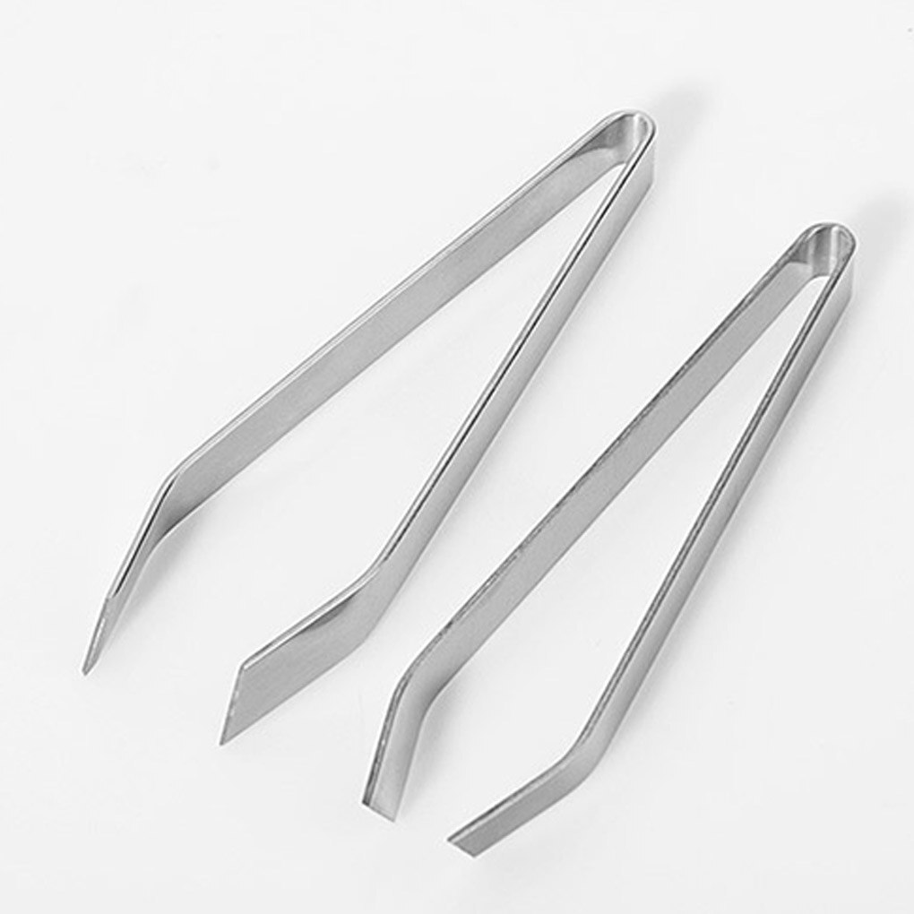 Stainless Steel Fish Bone Remover Pliers Pincer Puller Tweezer Tongs Pick-Up Utensils Kitchen Seafood Tool