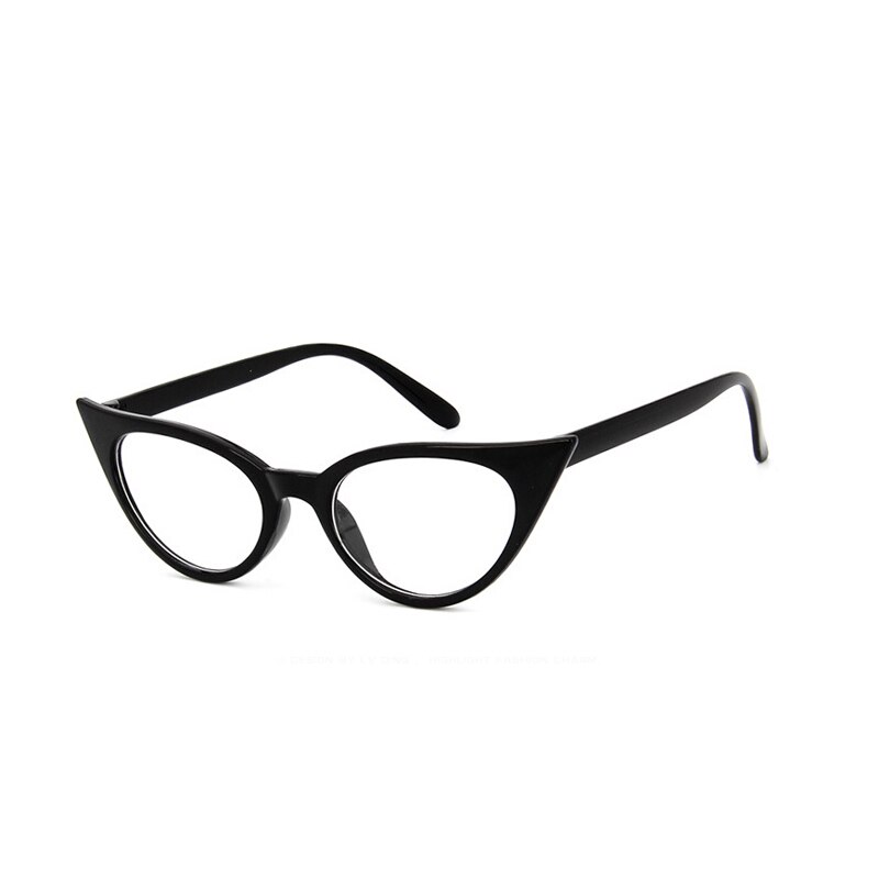 Elbru 2022 Classic Glasses Frame Female Retro Clear Lens Eyeglasses Frame Women Men Oversized Cat Eye Eyeglasses Frames