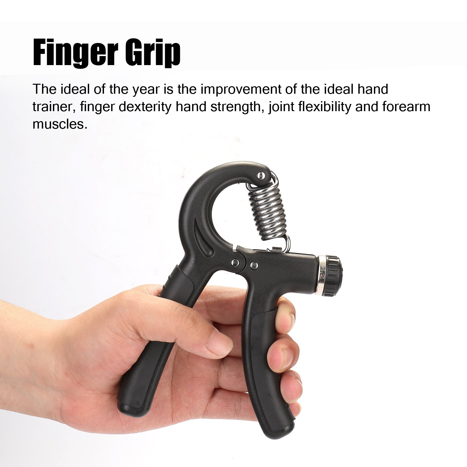 5 Pieces Indoor Hand Grip Trainer Set Finger Resistance Band Rubber Ring Grips Fingers Exerciser Ball Fitness equipment