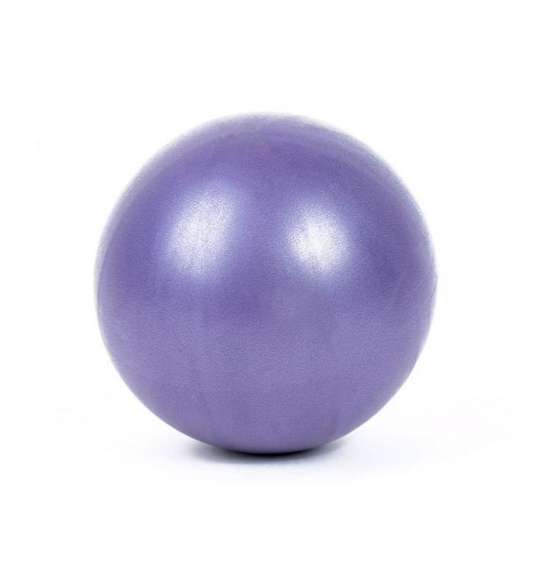 25cm yoga boll övning gymnastiska fitness pilates boll övning gym fitness yoga kärna boll inomhus träning yoga boll: Lila