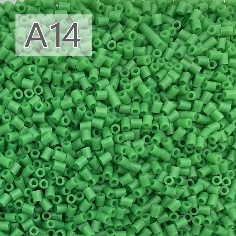 500g/50000 Uds. Cuentas Hama de 2,6mm, cuentas para fusibles perler diy, diversión para niños, manualidades, juguetes educativos de inteligencia: Azul cielo