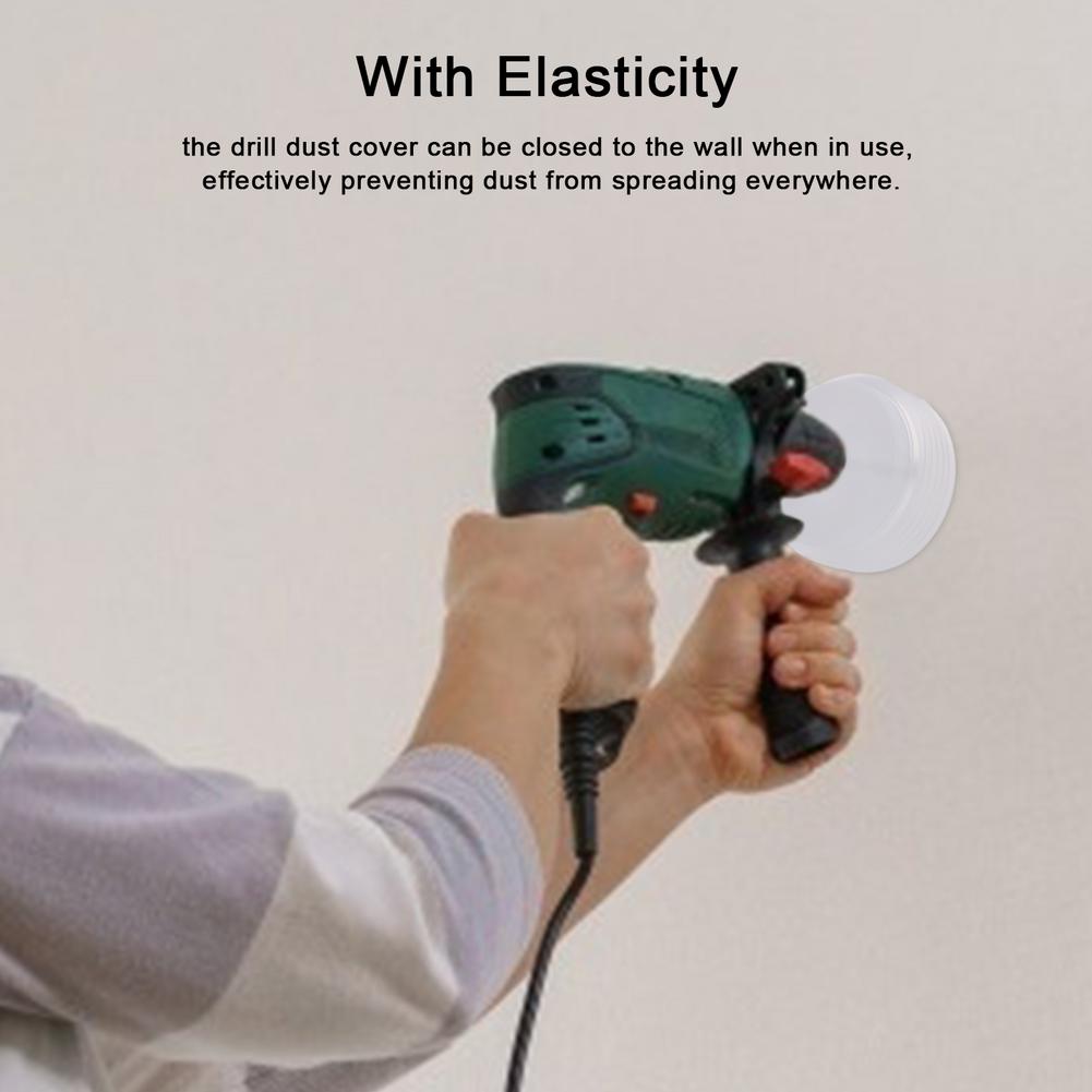 Hole Saw Dust Cover For Downlight Spotlight Drill Dust Collector Electric Hammer Drill Tool Accessories Dustproof Device Retail