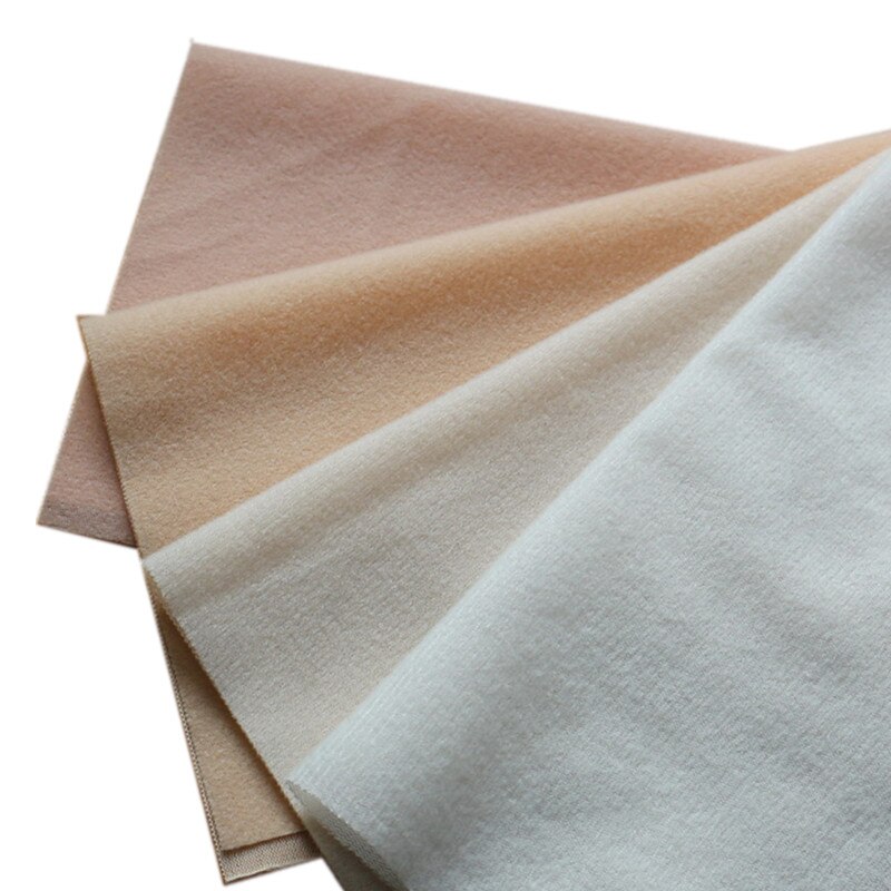 4 färger gör-det-själv-docka hud tyg fleece sammet tyger plysch fiberduk för costura sy grejer leksaker sticka tupplur telas tissus