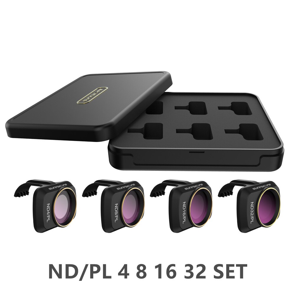 DJI Mavic Mini 2 Filter UV CPL ND4 ND8 ND16 ND32 ND/PL 4 8 16 32 Camera Lens Filter Accessories for DJI Mavic Mini 1 / SE: 4PCS NDPL SET