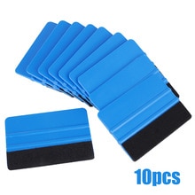 10 Stck Blau Rakel Filz Rand Schaber, Auto Decals Vinyl Verpackung &Ampere; Farbton Werkzeuge Reparatur Auto Zubehör Auf Lagerbier