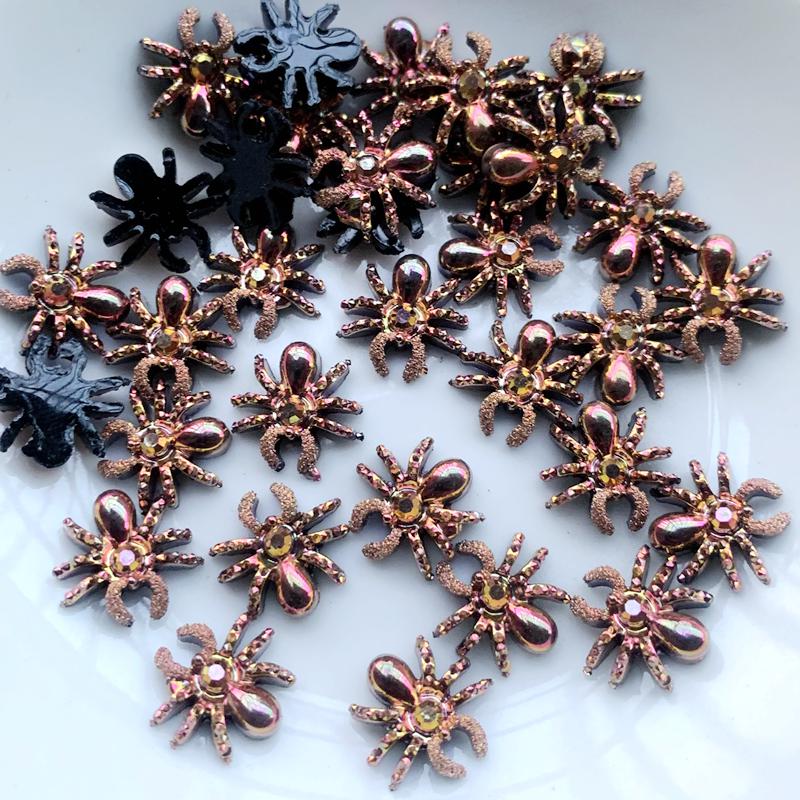 60Pcs Animal Art Designs Spider Sieraden Charmes Diy Halloween Decoraties Accessoires 13mm-B58: B583