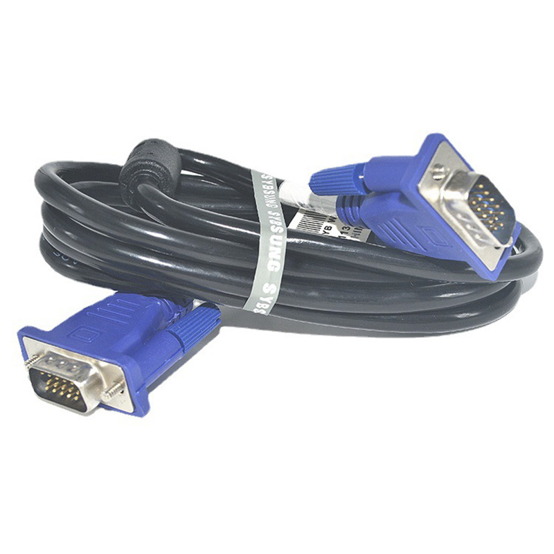 Vga 4 5 kabel männlich zu männlich hoch-Definition Computer projektor Monitor Video datenkabel mit Magnet Ring