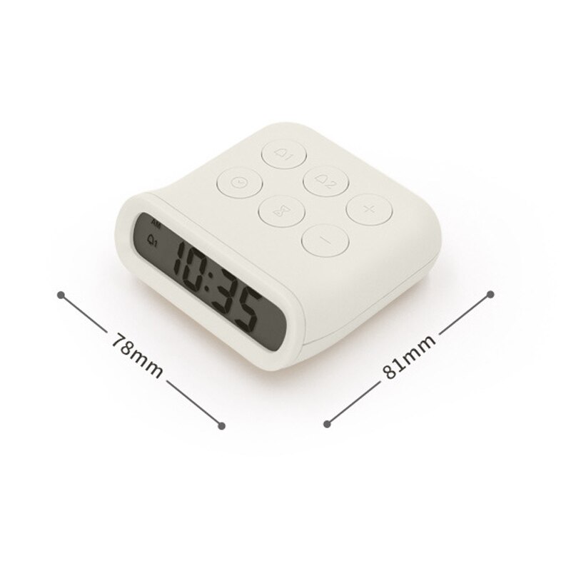 Smart Small Alarm Clock Home Decoration Bedside Luminous Small Clock Bedroom Charging Alarm Clock Decoration
