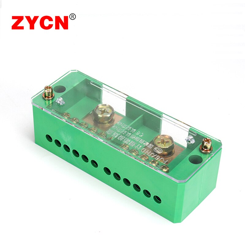 Unipolar Splitter Junction Box Retardant Metering Cabinet Wire Terminal Block Flame Retar Electrical Accessories Copper