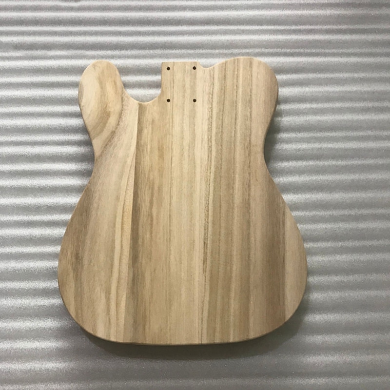 Hule slibning ufærdige håndværk elektrisk bas guitar træ krop tønde til telecaster stil diy elektrisk guitar kropsdele