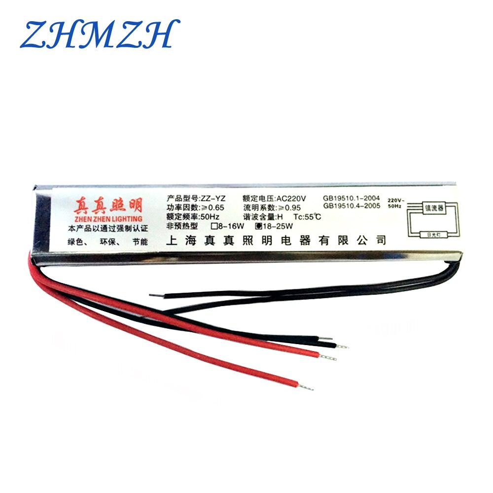 Ballast électronique T4 T5, 8-15W, 18-25W, universel AC 220V 50Hz, lentille pour lumière de sauna, miroir redresseur avant, lampe structurels ente