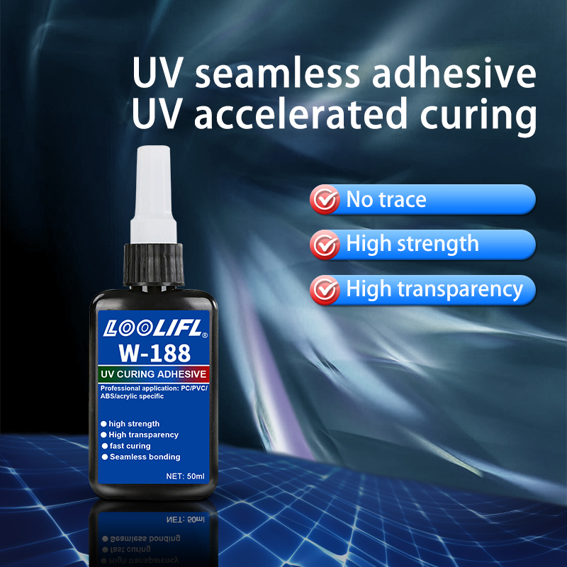 Super Strong UV Glue Ultraviolet Light Adhesive Second Fix Curing Powerful Bond Glass Metal Acrylic Quick Sealant DIY Craft