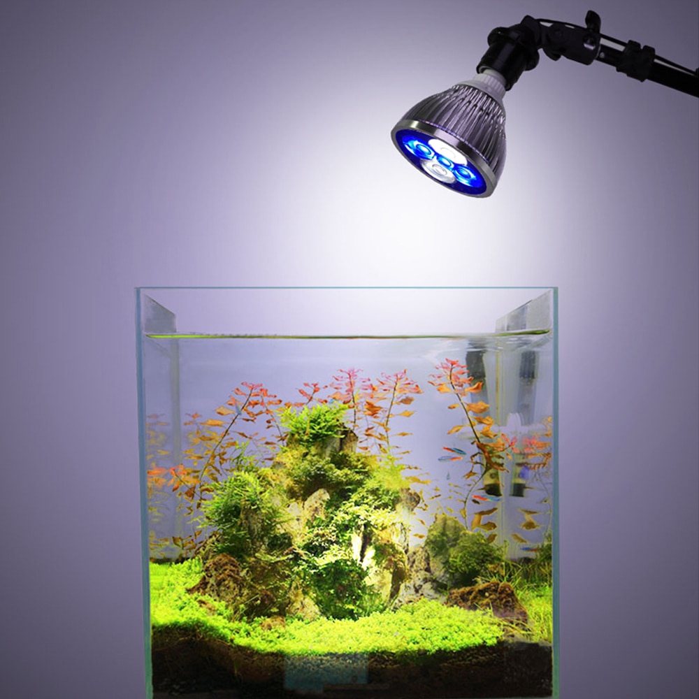 15W Zoetwater Zoutwater Aquarium Verlichting Marine Reef Aquaria Aquarium Verlichting Koraal Groeien Waterplanten E27 Led Licht