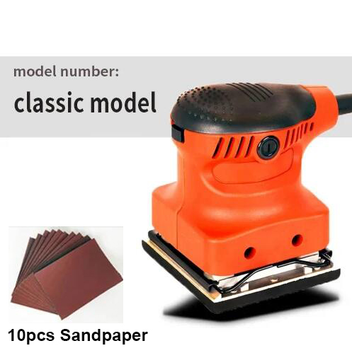 Mini Electric Sanders with Sandpaper Woodworking Tool Furniture Metal Polisher Electric Sanders Buffer Sander: Blue