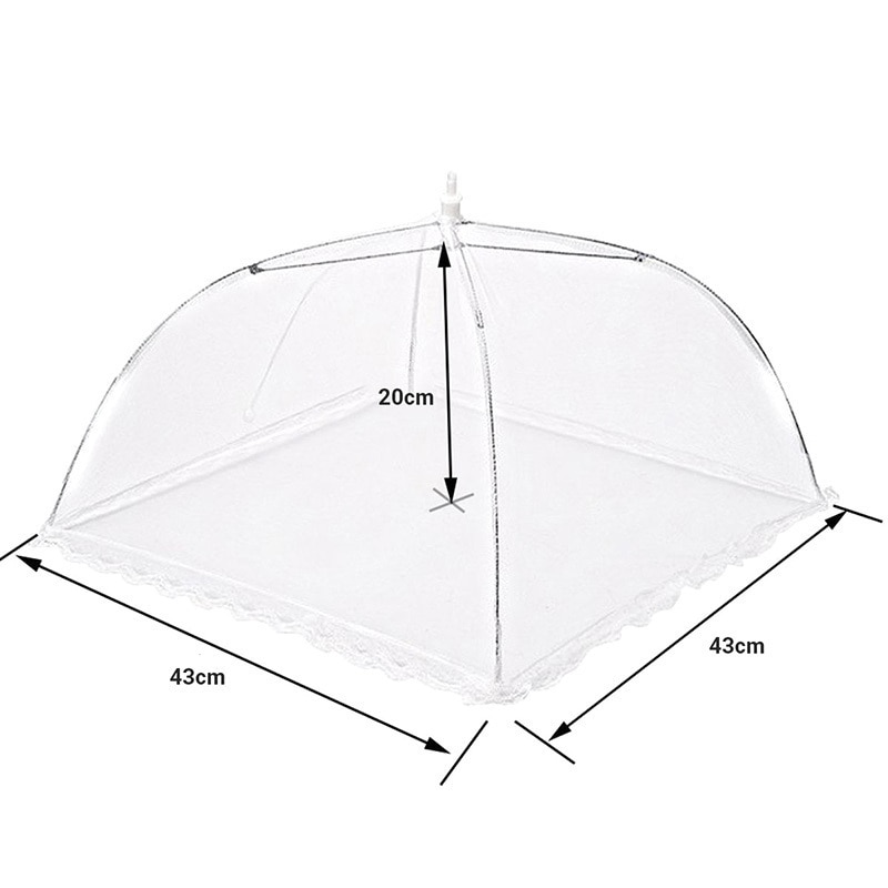 dekke kuppel foldable mesh pop mat telt opp nett paraply til anti mygg telt piknik ting til kjøkkenverktøennå tilbehør