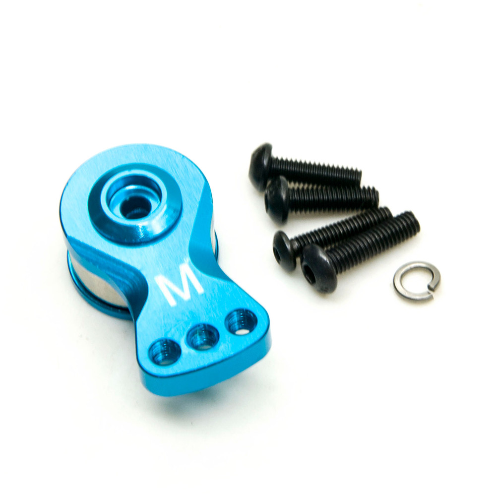 AXSPEED sección ajustable fuerza Servo protección 25T dientes medio Servo brazo bocina para 1/8 1/10 Control remoto coche barco: Gris claro