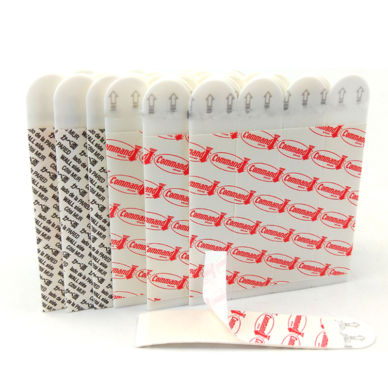 S/M/L Command Strips Refill Strips Non-trace Picture Hanging Hook Removable Double Sided Tape for Photo Frame Poster