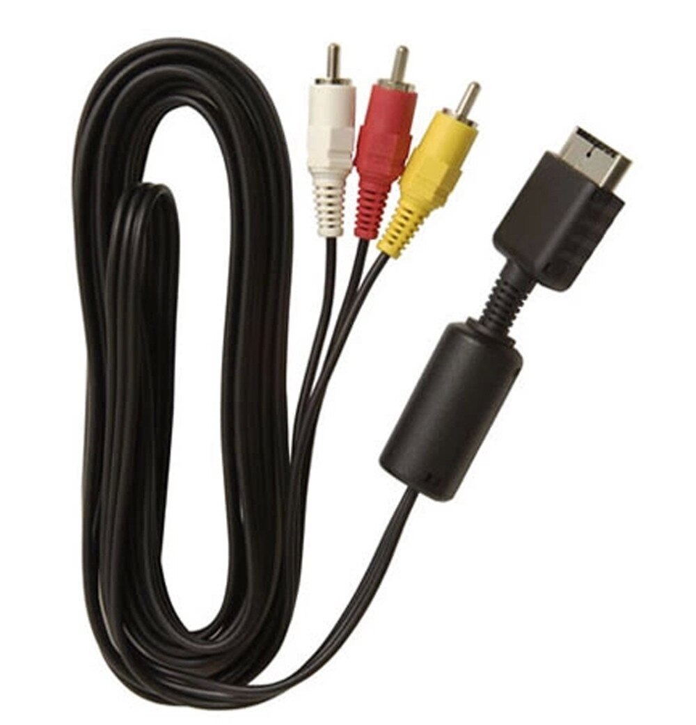 Av Audio Video Kabel Snoer Rca A/V 6z Voor Slim Playstation Ps1 Ps2 Ps3 Game Console Accessoires Audio kabel # Y30