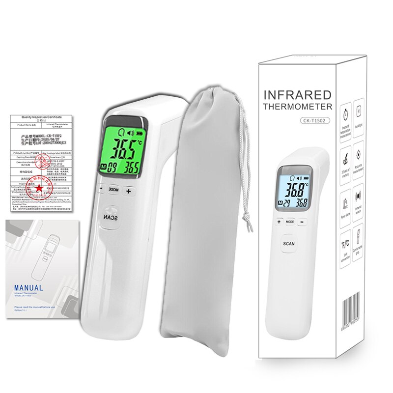 Infrarood Thermometer, Elektronische Thermometers,Non-Contact Thermometers, Contactloze Thermometer, Термометр Цифровой, Градусник