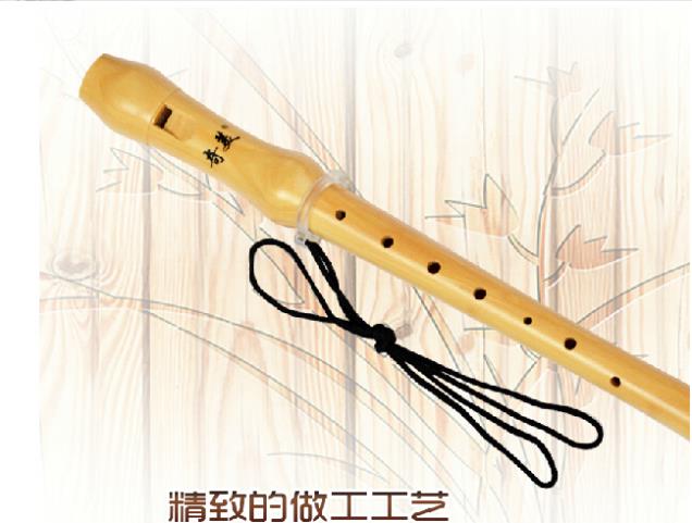 Grabadora de madera de estilo alemán, clarinete chino Dizi de 8 agujeros, flauta de madera de arce de tono alto, instrumento musical con tecla C