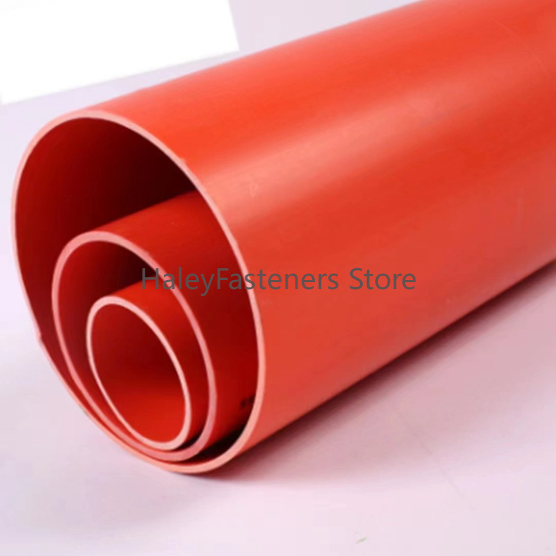 Hoja de goma de silicona roja/negra de 1mm/1,5mm/2mm, hoja de silicona negra de 250x250mm, goma mate, lámina de silicona para resistencia al calor