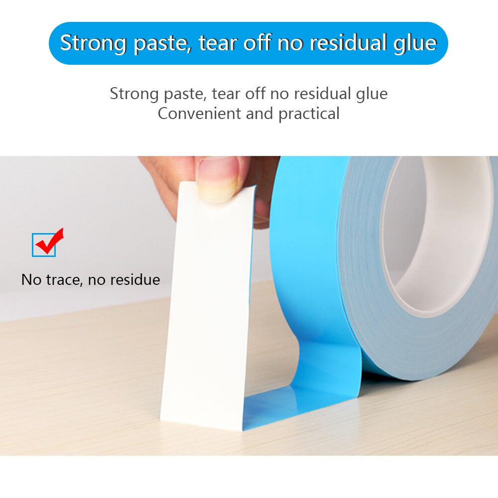 1 roll 8mm 10mm 14mm transfer tape double-sided thermal conduction tape for chip PCB LED radiator electronics field