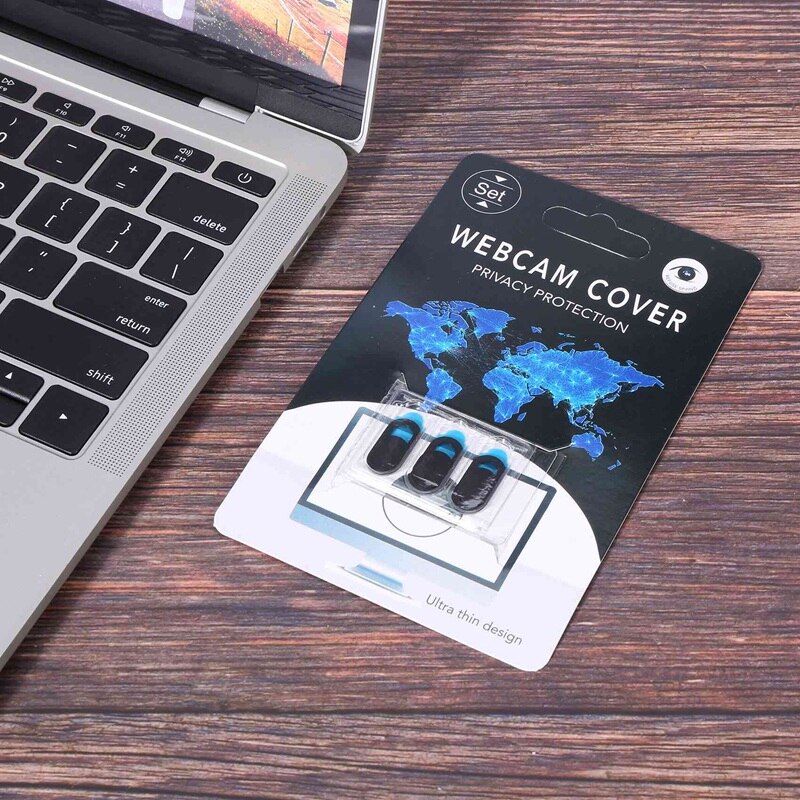 9Pcs Plastic Camera Shield Stickers Notebook PC Tablet PC Mobile Anti-Hacker Peeping Protection Privacy Cover Black