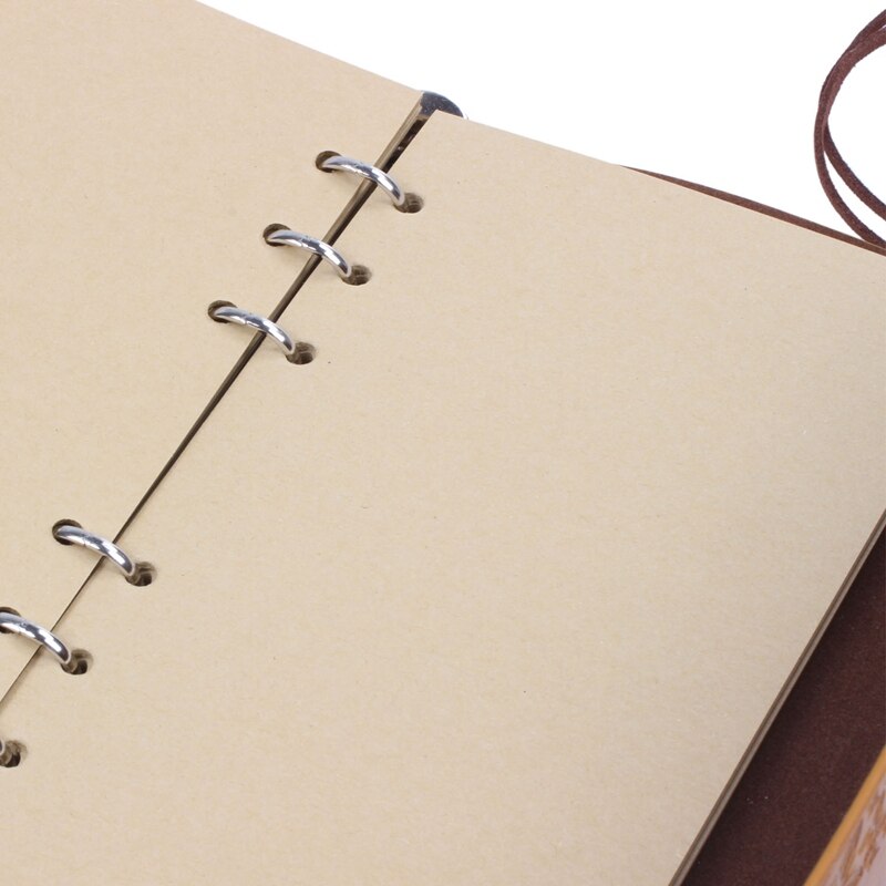 Refillable Notebook Journals,A6 Leather Bound Travel Diary Art Drawing Sketchbook Journals to Write in for Women/Valentine's Day