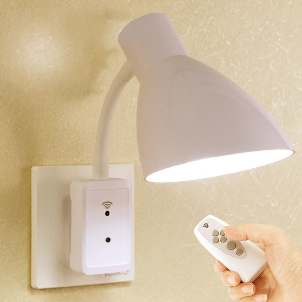 Afstandsbediening Plug Lamphouder E27 Schroef Socket met Schakelaar Socket Intelligente Wandlamp Socket voor slaapkamer bedlampje