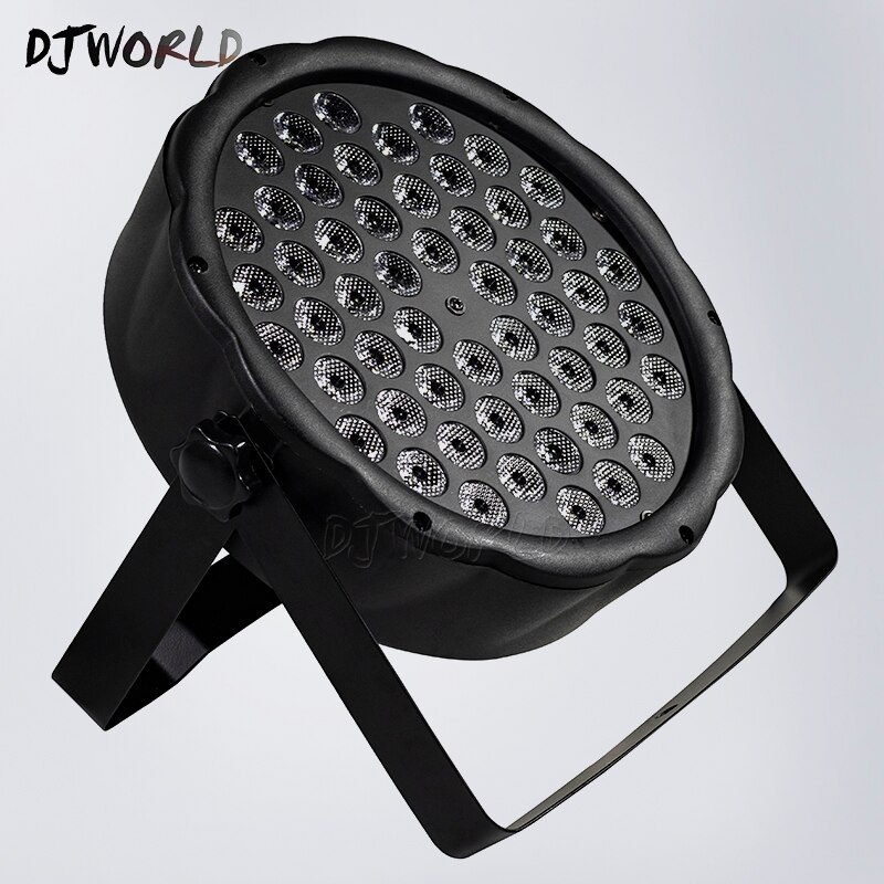 LED Flat Par 54x3W RGBW Lighting Strobe DMX DJ Wash Disco Stage Lights DMX Controller Effect