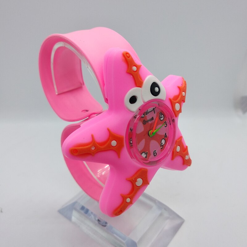Combineren verschillende dieren Bloem Lieveheersbeestje Kids Slap Horloge Sport Pat Horloges Voor Kinderen Student Baby Cadeau Kind Horloges: 7