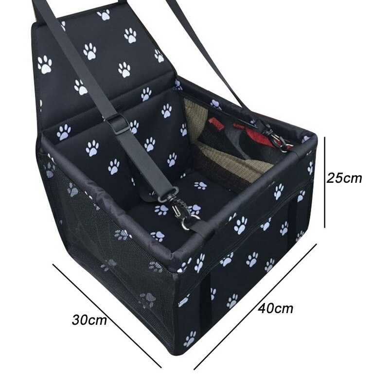 Bolsa para el asiento del coche del perro, cesta impermeable, bolsas colgantes de malla para viajes de seguridad, bolsa de asiento para perros: 2