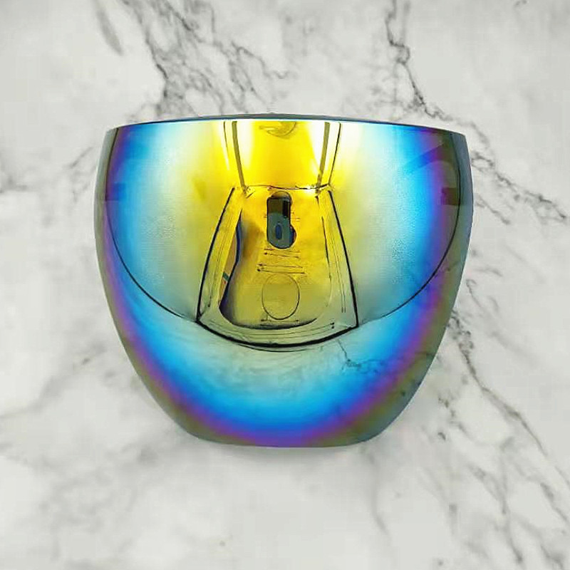 Solglasögon herr cykelglasögon damer ansiktsskyddsglasögon helmaskerade sfäriska linser stänkskyddande skyddsglasögon: Vit